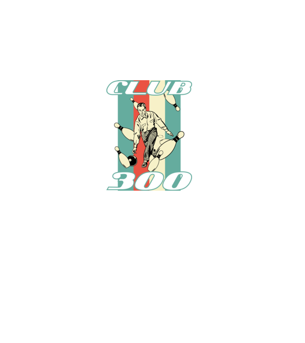 club300 model negru pe tricou