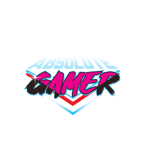 Absolute Gamer model negru pe tricou