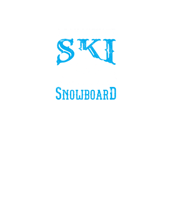 Day without SKI model negru pe tricou