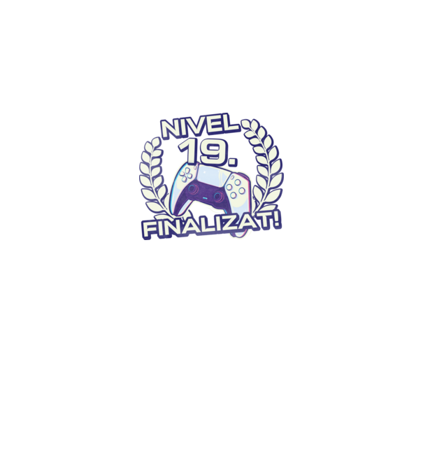 Nivel 19 finalizat! model negru pe tricou
