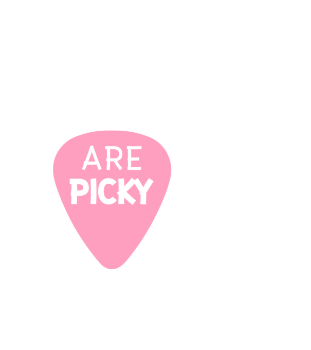 Picky model negru pe tricou