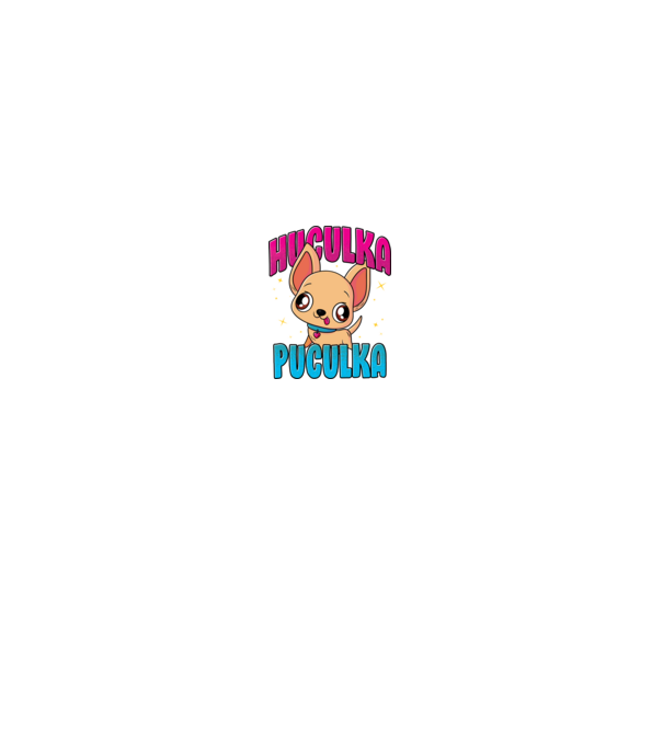Huculka Puculka chivava model albastru jeanși pe tricou