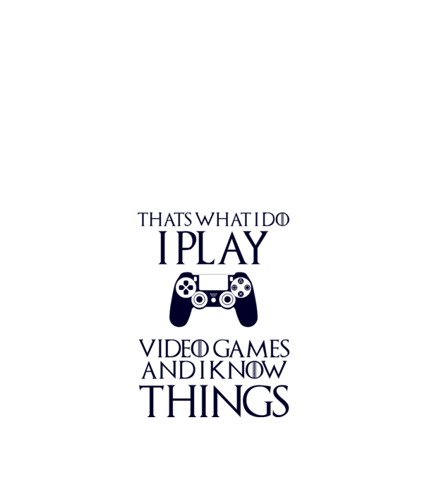 Gaming of Thrones model alb pe tricou