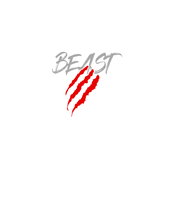 Beast model negru pe tricou