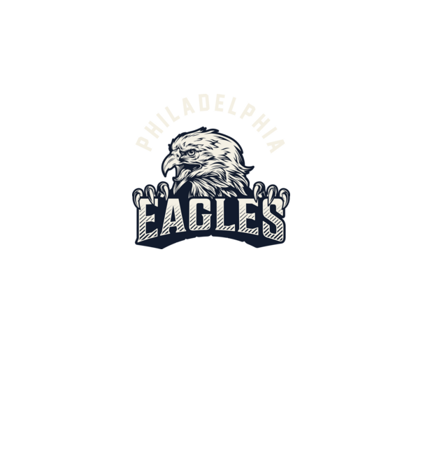 Philadelphia Eagles model gri pe tricou