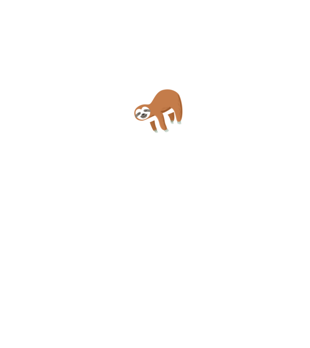 Just do it later sloth model gri pe tricou