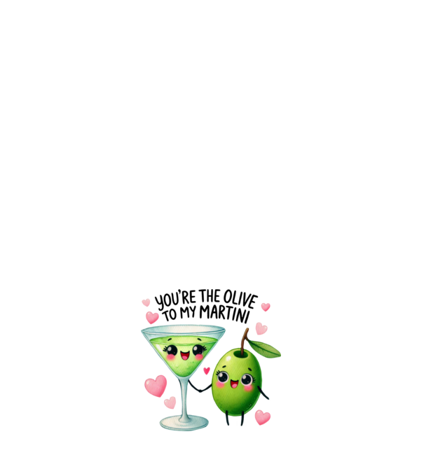 Olive to my Martini model roz deschis pe tricou