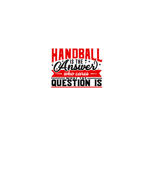 Sport is the answer HANDBALIST model alb pe tricou