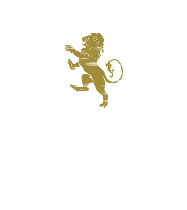 Lion Rampant model negru pe tricou