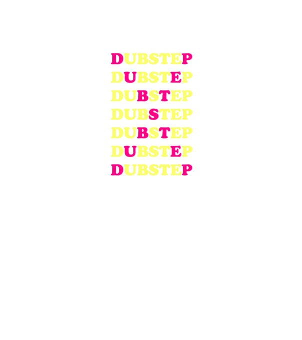 Dubstep model negru pe tricou