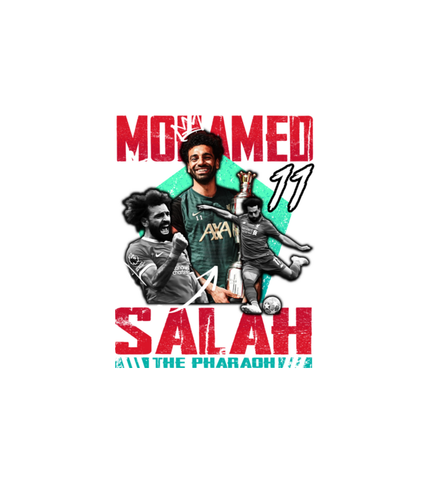 Salah tribute model alb pe tricou