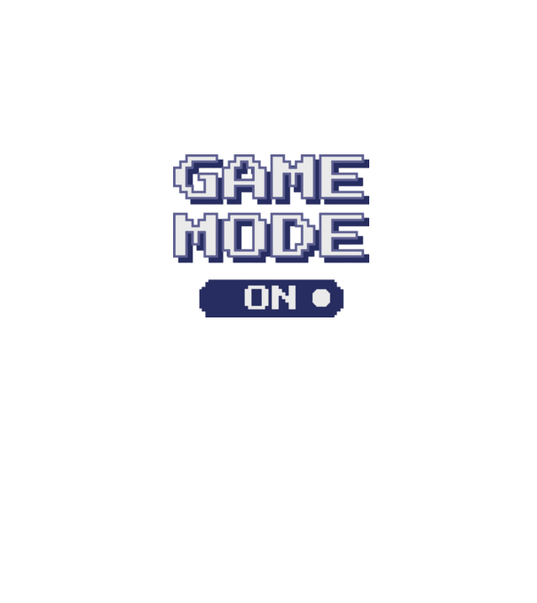 Gamer - Game mode on model negru pe tricou