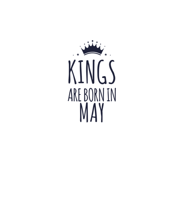 Kings are born in - May model galben neon pe tricou
