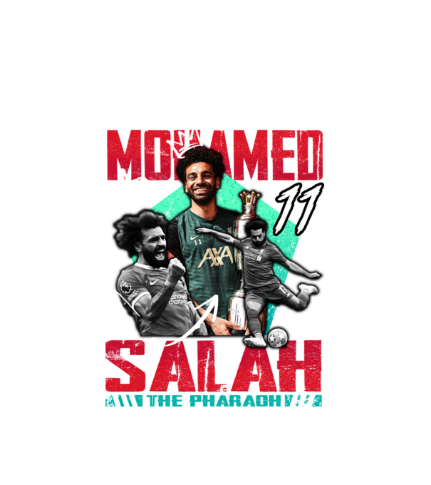 Salah tribute model alb pe tricou