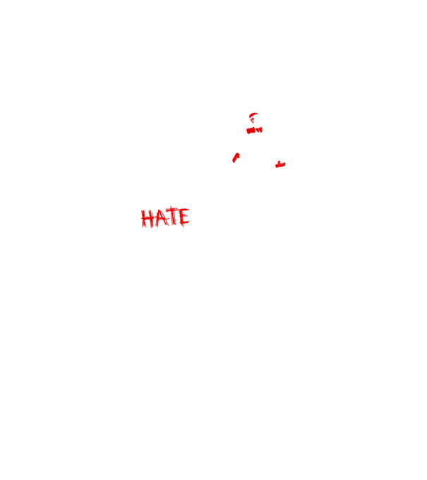 Zombies Hate Fast Food model negru pe tricou
