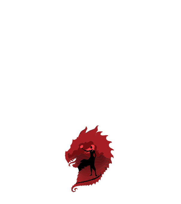 The Dragon model alb pe tricou