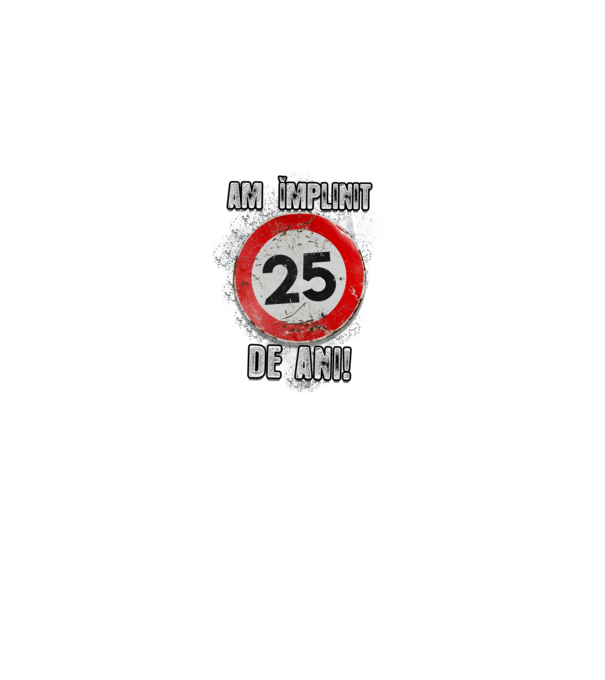 Am împlinit 27 de ani! model negru pe tricou