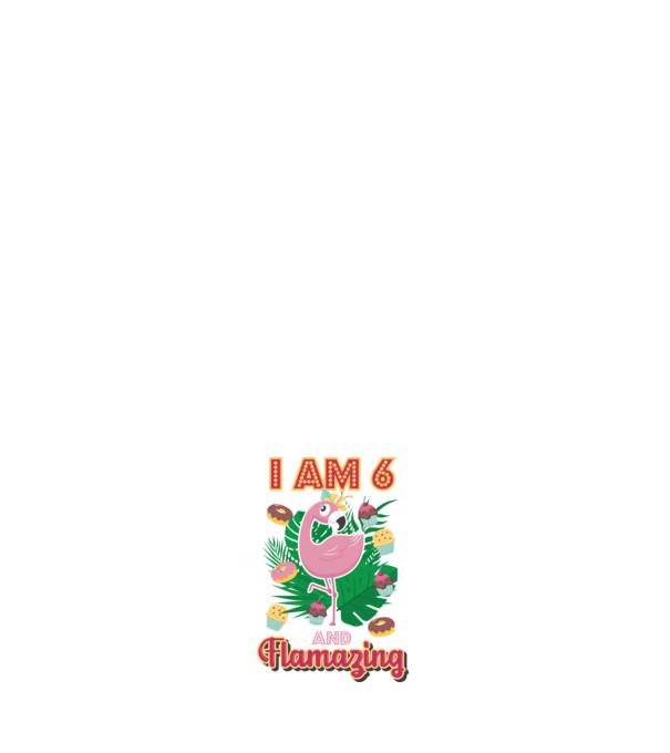 FLAMAZING Birthday 6 Years old model roz deschis pe tricou