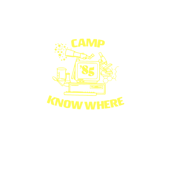 camp nowhere 85 stranger things model turcoaz pe tricou
