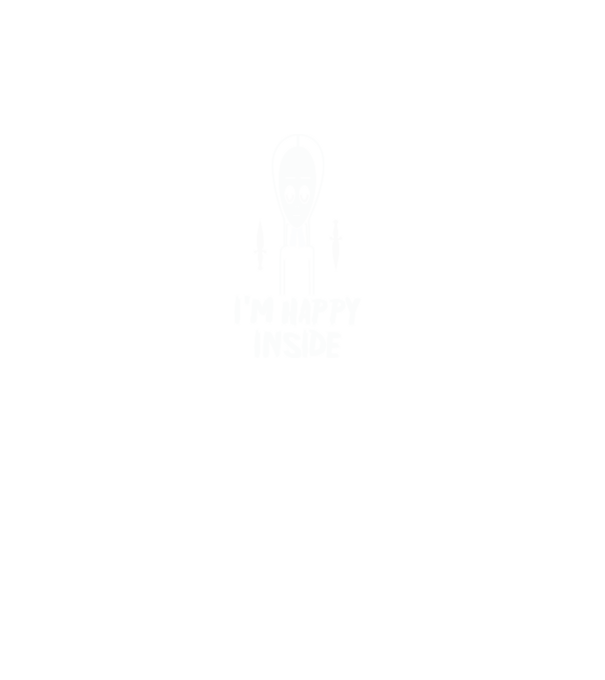 WEDNESDAY Happy inside model turcoaz pe tricou
