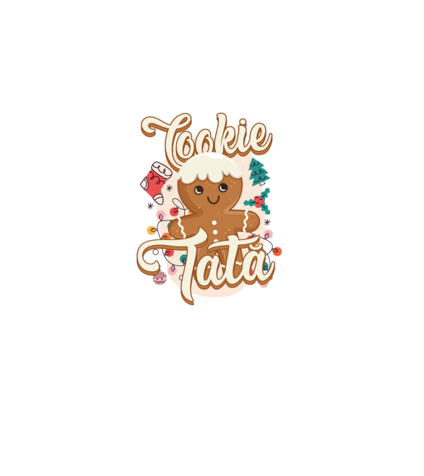 Cookie tată model alb pe tricou