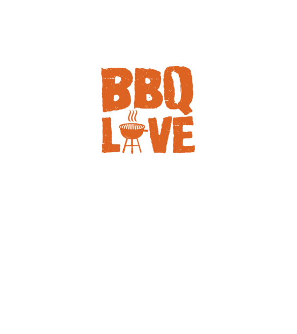 BBQ LOVE model gri pe tricou
