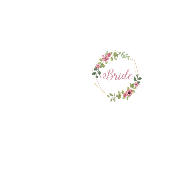 BRIDE pink floral model galben neon pe tricou