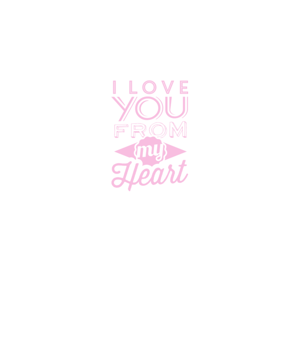 love you from model albastru închis pe tricou