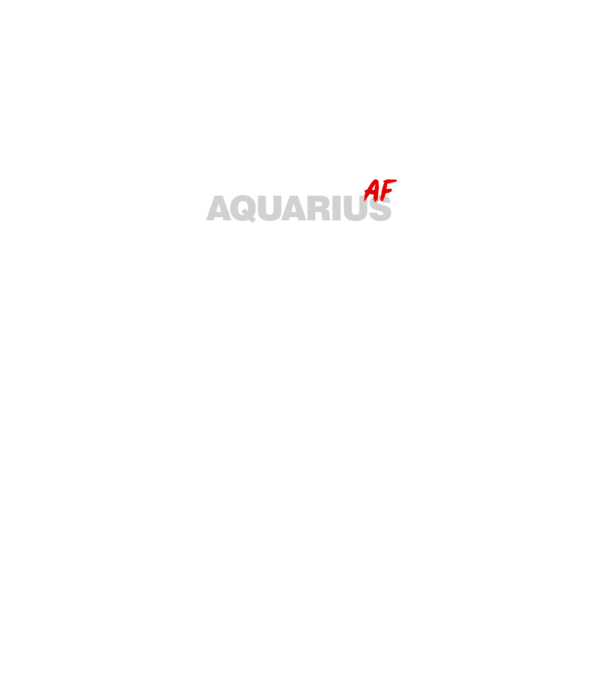 AQUARIUS as fuck model gri pe tricou