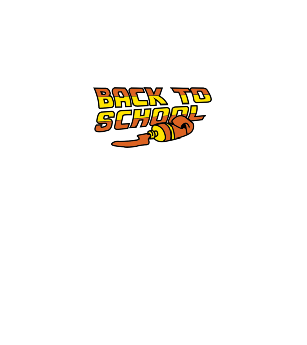 Back to school model negru pe tricou