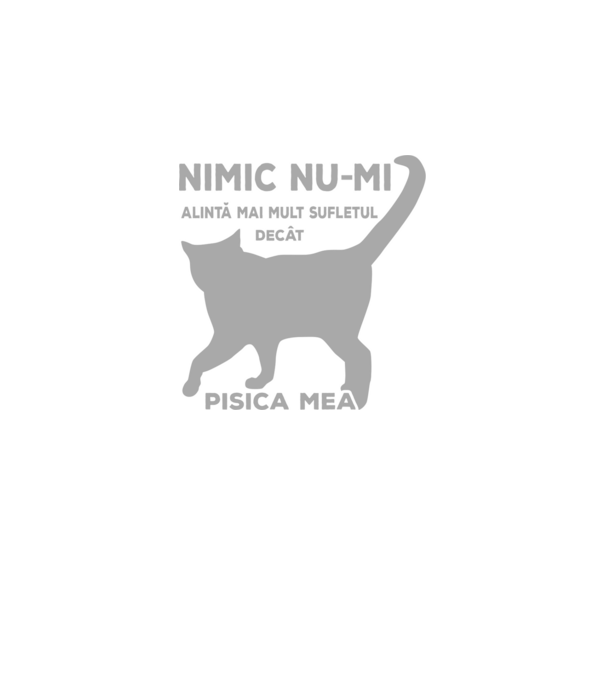Nimic nu-mi alintă mai mult sufletul decât pisica mea model negru pe tricou