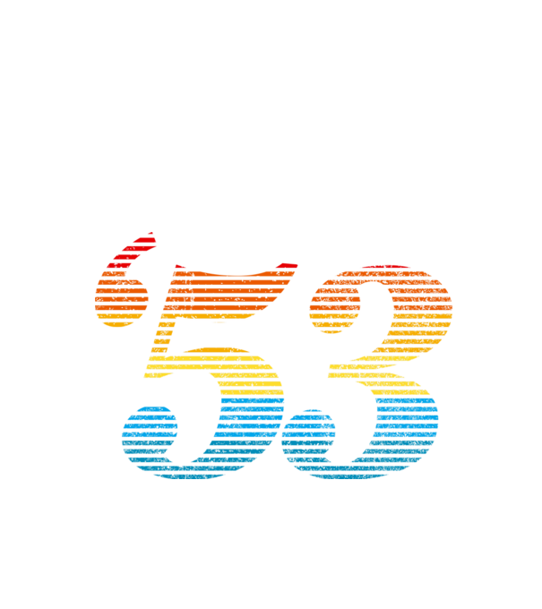 Retro Birthday 1953 model alb pe tricou