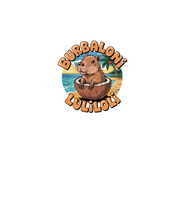 Burbaloni Luliloli model negru pe tricou