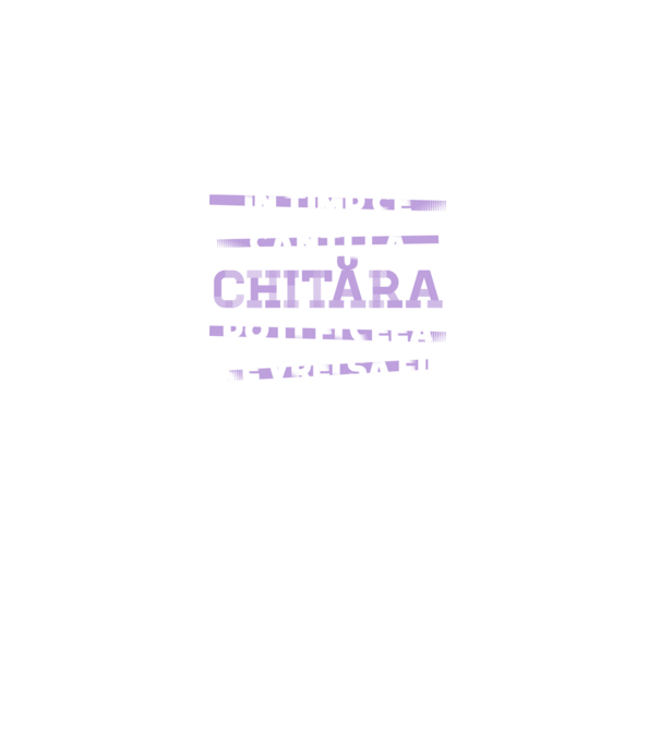 în timp ce cânți la chitară poți fi ceea ce vrei să fii - în acel moment model negru pe tricou