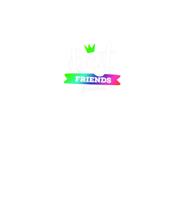 Best friends forever model albastru regal pe tricou