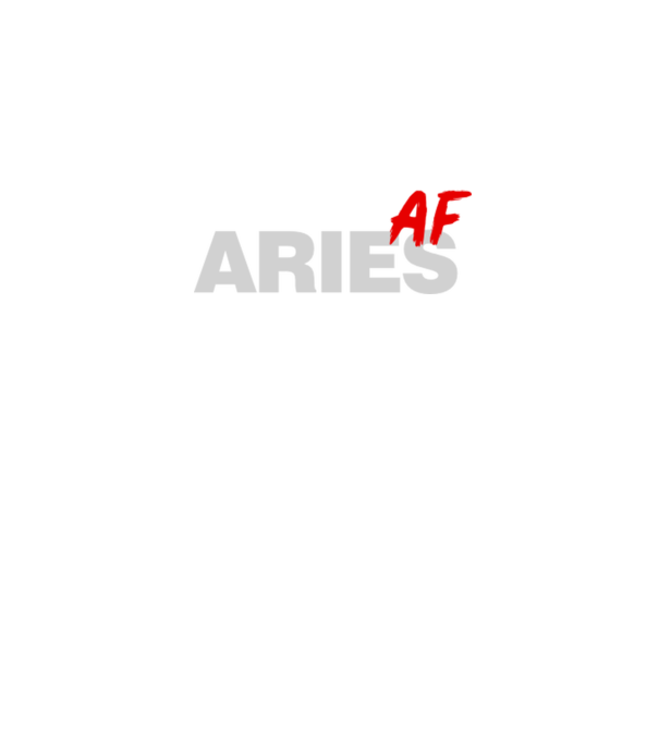 ARIES as fuck model negru pe tricou
