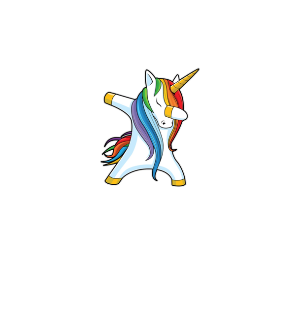 DAB Unicorn 2 model gri pe tricou