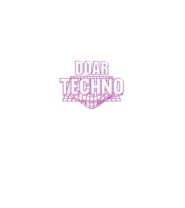 Doar techno model negru pe tricou