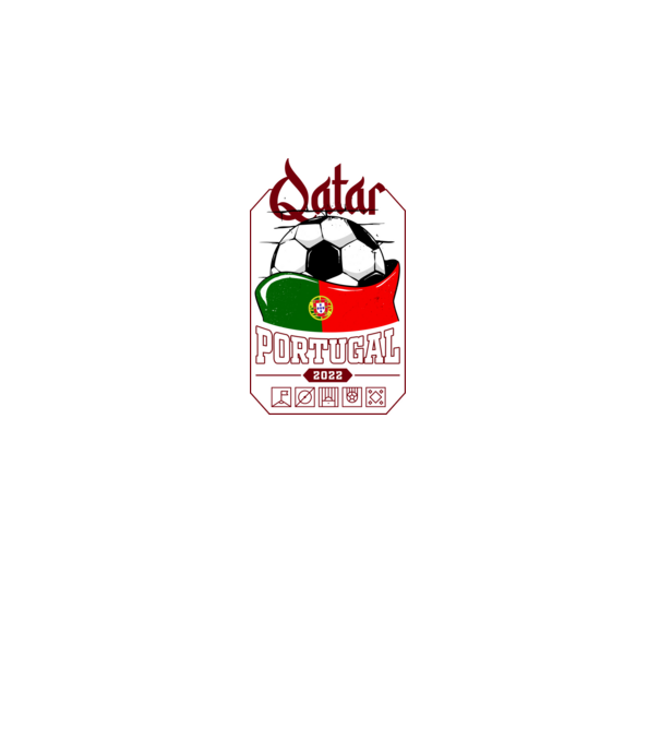 Qatar teams Portugal model negru pe tricou