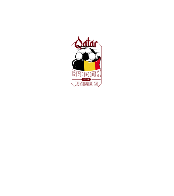 Qatar teams Belgium model negru pe tricou
