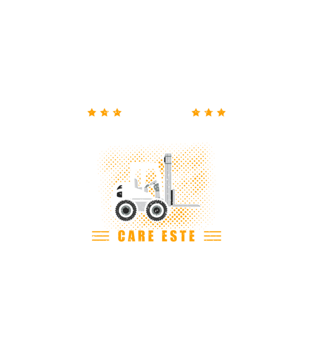 Sunt stivuitorist, care este superputerea ta model negru pe tricou
