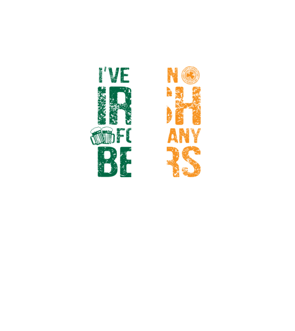 'I''ve been Irish So many Beers' model gri închis pe tricou
