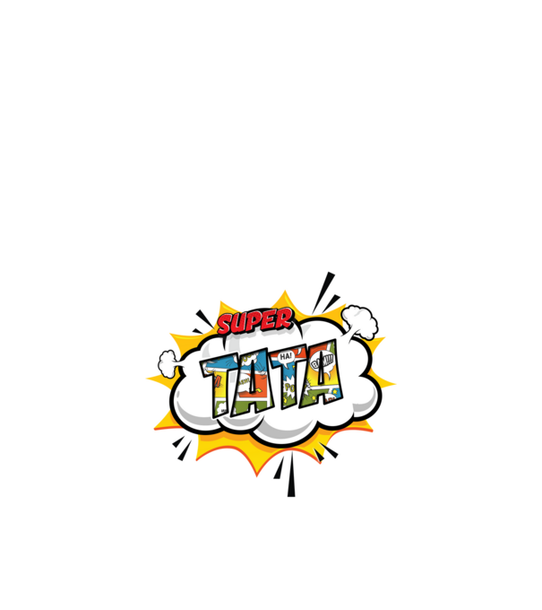 Super tata model albastru închis pe tricou