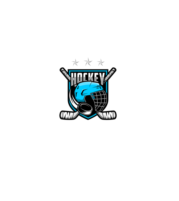 Hockey model negru pe tricou