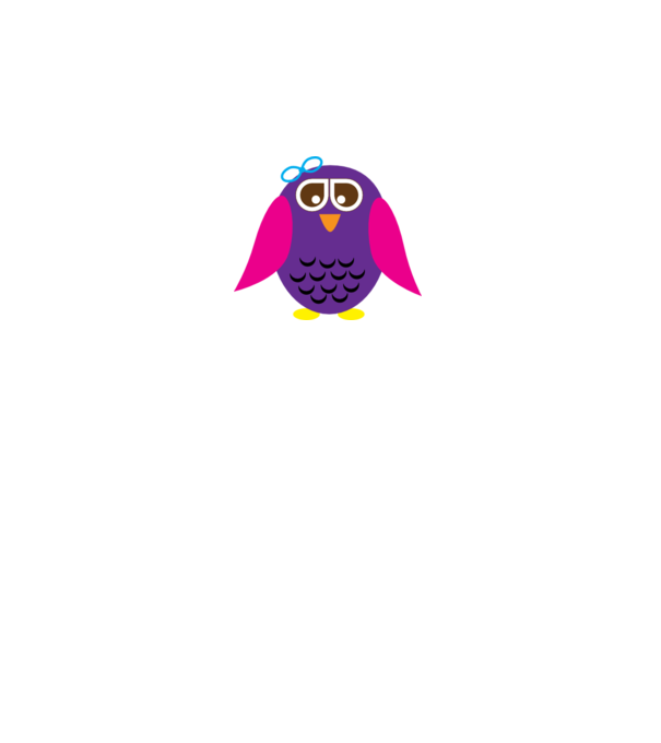 Owl model alb pe tricou