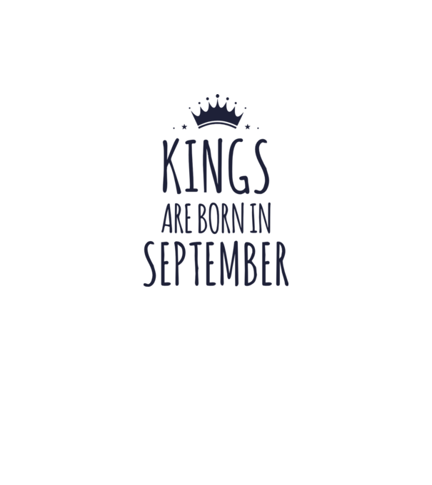Kings are born in - September model verde neon pe tricou