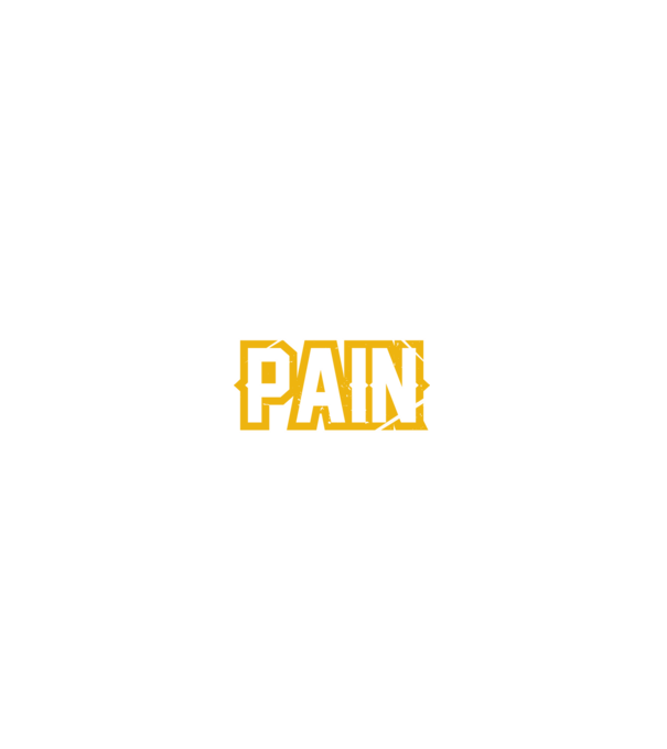 No Pain No Gain model negru pe tricou