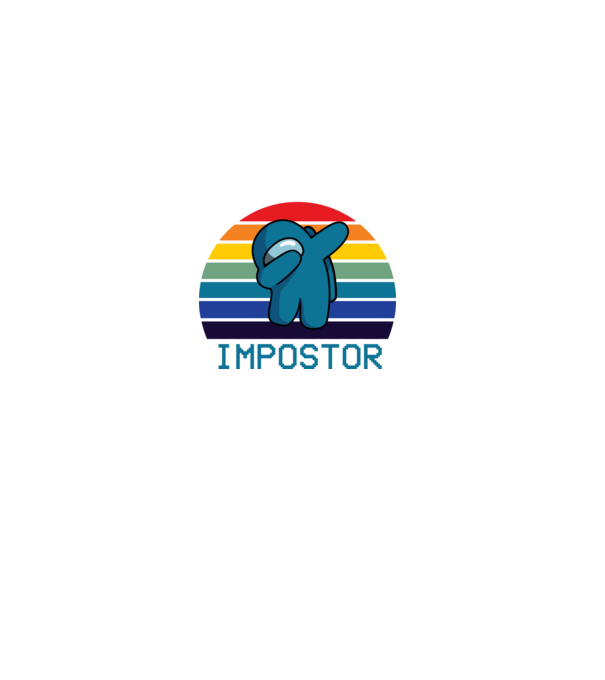 Impostor model negru pe tricou