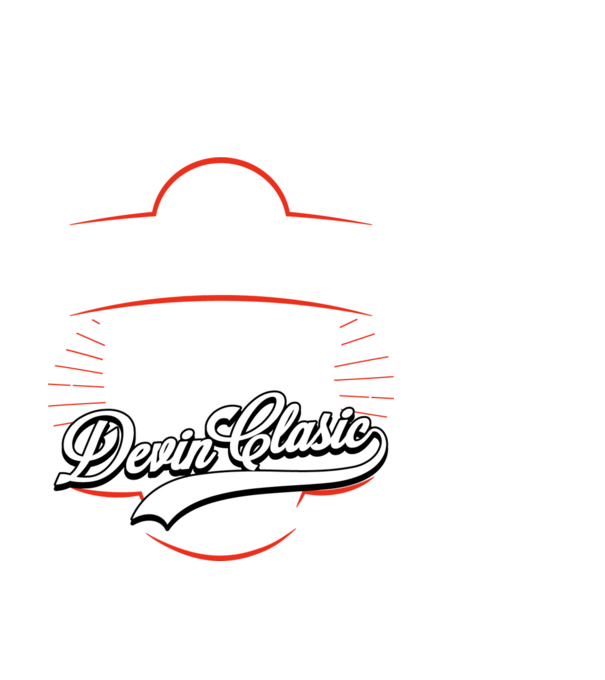 Devin Clasic - 1995 model negru pe tricou