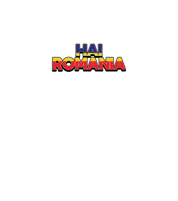 Subtitlu Hai Romania model alb pe tricou